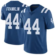 Royal Men's Zaire Franklin Indianapolis Colts Limited Color Rush Vapor Untouchable Jersey