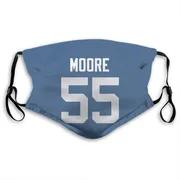 Royal Skai Moore Indianapolis Colts Washable & Reusable Face Mask With PM2.5 Filter