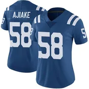 Royal Women's Austin Ajiake Indianapolis Colts Limited Color Rush Vapor Untouchable Jersey