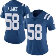 Royal Women's Austin Ajiake Indianapolis Colts Limited Team Color Vapor Untouchable Jersey