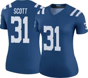 Royal Women's Daniel Scott Indianapolis Colts Legend Color Rush Jersey