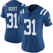 Royal Women's Daniel Scott Indianapolis Colts Limited Color Rush Vapor Untouchable Jersey