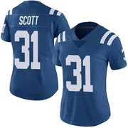 Royal Women's Daniel Scott Indianapolis Colts Limited Team Color Vapor Untouchable Jersey