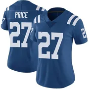 Royal Women's D'vonte Price Indianapolis Colts Limited Color Rush Vapor Untouchable Jersey