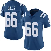 Royal Women's Josh Sills Indianapolis Colts Limited Team Color Vapor Untouchable Jersey