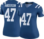 Royal Women's Liam Anderson Indianapolis Colts Legend Color Rush Jersey