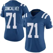 Royal Women's Matt Goncalves Indianapolis Colts Limited Team Color Vapor Untouchable Jersey