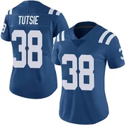 Royal Women's Michael Tutsie Indianapolis Colts Limited Team Color Vapor Untouchable Jersey