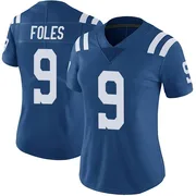 Royal Women's Nick Foles Indianapolis Colts Limited Color Rush Vapor Untouchable Jersey