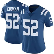 Royal Women's Samson Ebukam Indianapolis Colts Limited Color Rush Vapor Untouchable Jersey