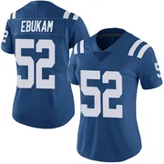 Royal Women's Samson Ebukam Indianapolis Colts Limited Team Color Vapor Untouchable Jersey