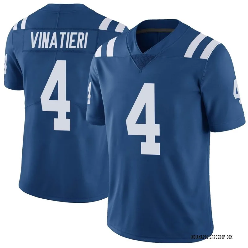 Royal Youth Adam Vinatieri Indianapolis Colts Limited Color Rush Vapor Untouchable Jersey