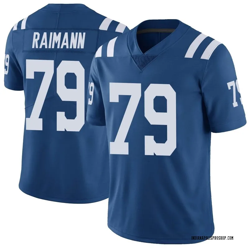 Bernhard Raimann Indianapolis Colts Men's Legend Blue Color Rush T-Shirt