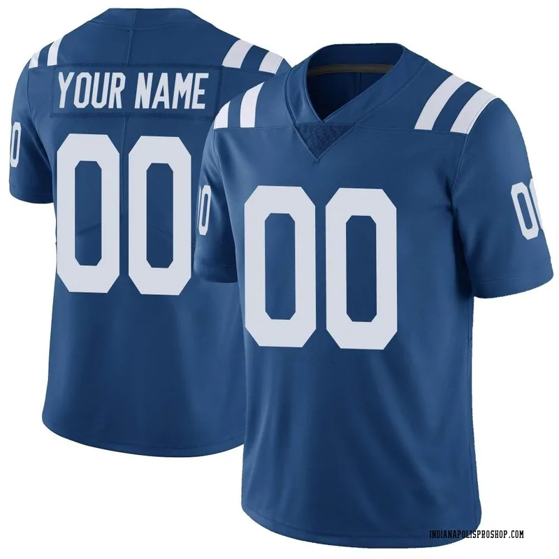 Royal Youth Custom Indianapolis Colts Limited Color Rush Vapor Untouchable Jersey