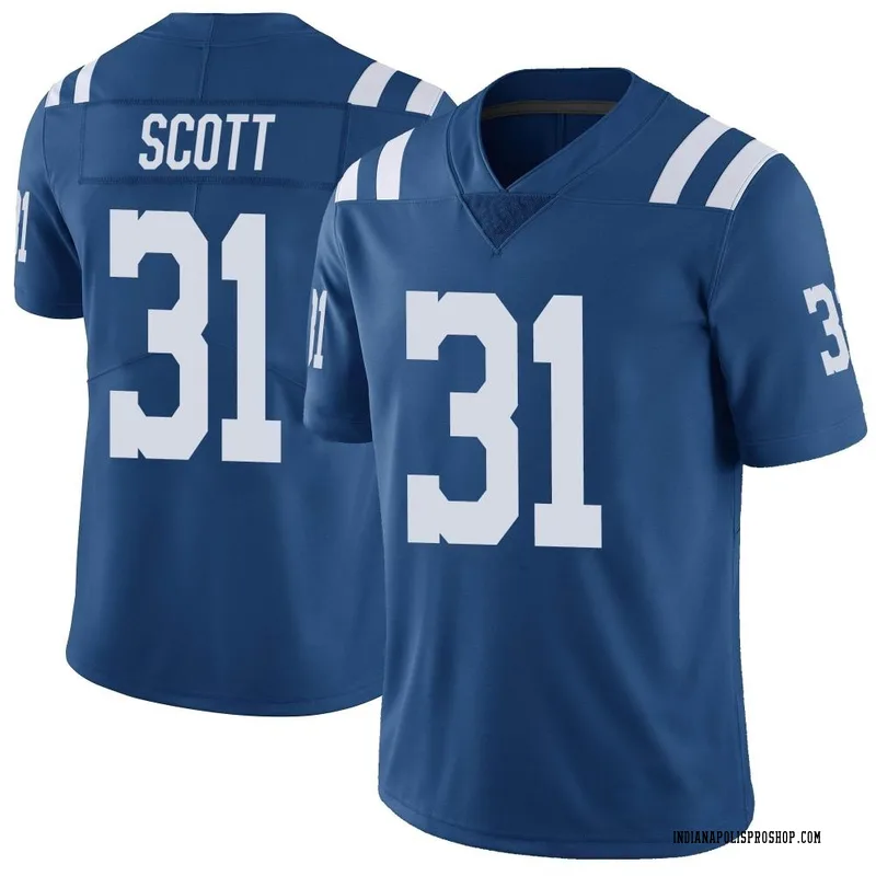 Royal Youth Daniel Scott Indianapolis Colts Limited Color Rush Vapor Untouchable Jersey