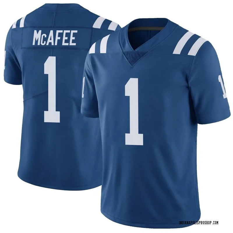 Royal Youth Pat McAfee Indianapolis Colts Limited Color Rush Vapor Untouchable Jersey