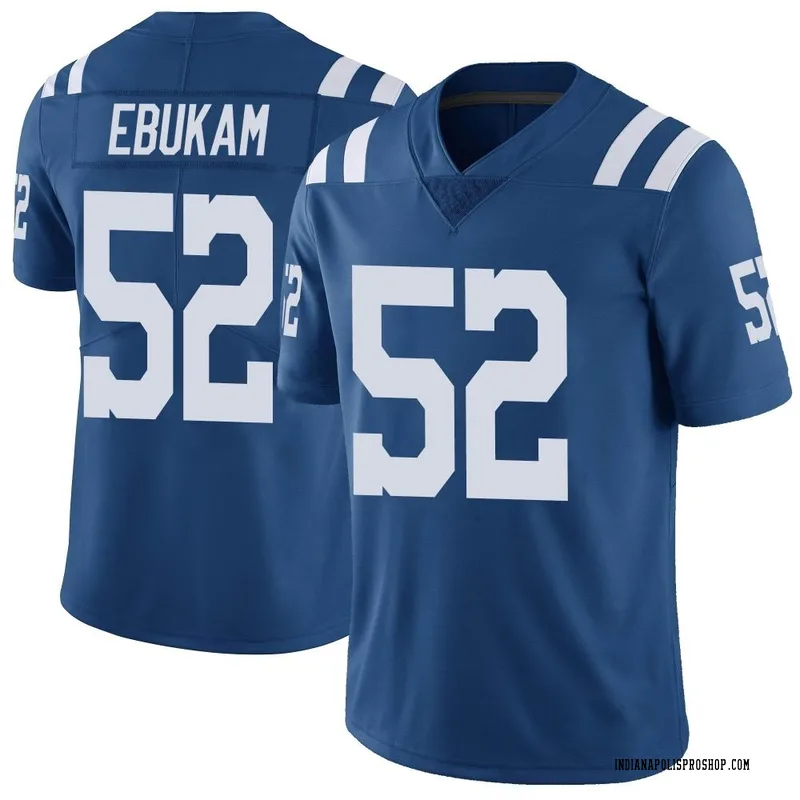 Royal Youth Samson Ebukam Indianapolis Colts Limited Color Rush Vapor Untouchable Jersey