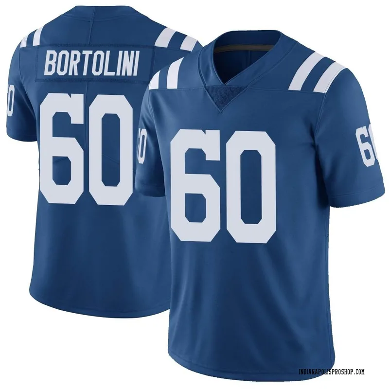 Royal Youth Tanor Bortolini Indianapolis Colts Limited Color Rush Vapor Untouchable Jersey