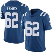 Royal Youth Wesley French Indianapolis Colts Limited Team Color Vapor Untouchable Jersey