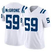 White Men's Cameron McGrone Indianapolis Colts Limited Vapor F.U.S.E. Jersey