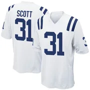 White Men's Daniel Scott Indianapolis Colts Game Jersey