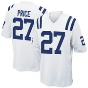 White Men's D'vonte Price Indianapolis Colts Game Jersey