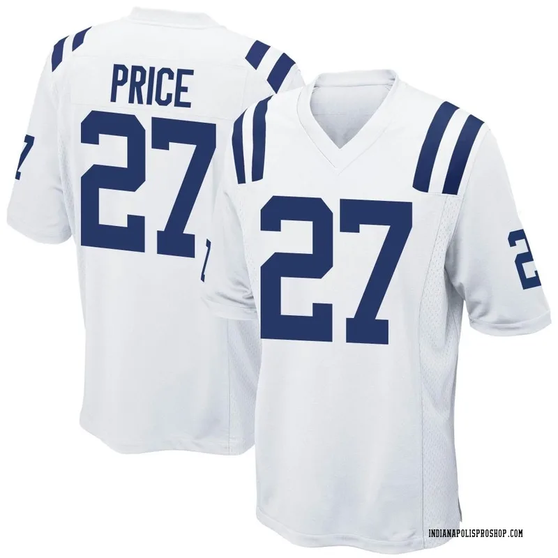 White Men's D'vonte Price Indianapolis Colts Game Jersey