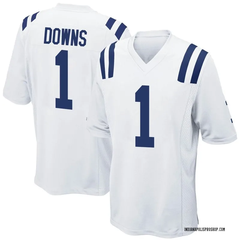 White Men's Josh Downs Indianapolis Colts Game Jersey