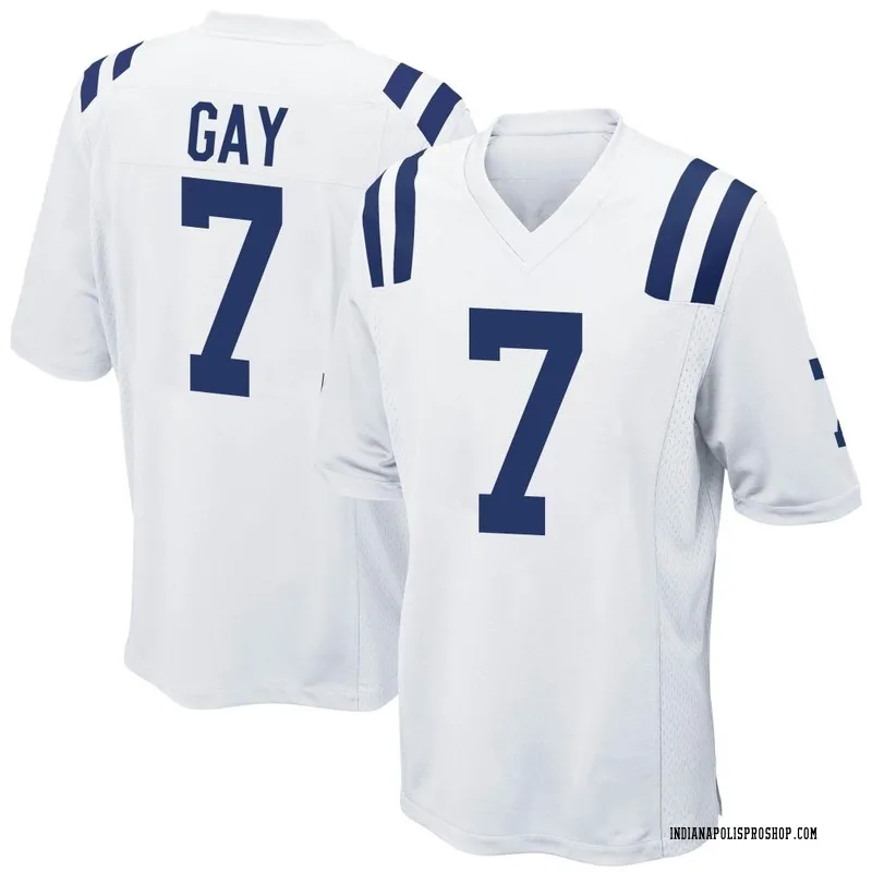 White Men's Matt Gay Indianapolis Colts Game Jersey