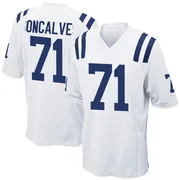 White Men's Matt Goncalves Indianapolis Colts Game Jersey