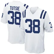 White Men's Michael Tutsie Indianapolis Colts Game Jersey