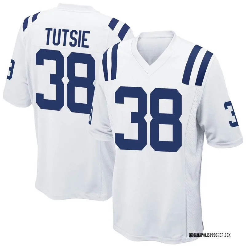 White Men's Michael Tutsie Indianapolis Colts Game Jersey