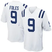 White Men's Nick Foles Indianapolis Colts Game Jersey