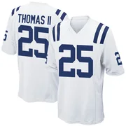 White Men's Rodney Thomas II Indianapolis Colts Game Jersey