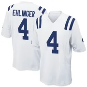 White Men's Sam Ehlinger Indianapolis Colts Game Jersey