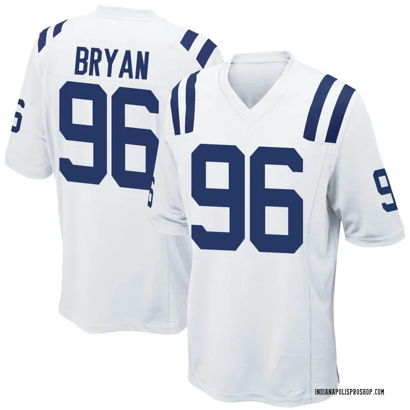 White Men's Taven Bryan Indianapolis Colts Game Jersey