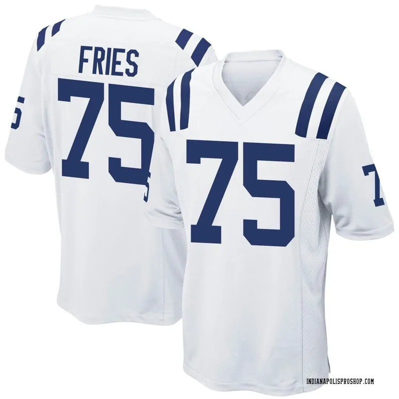 Men's Nike Will Fries Royal Indianapolis Colts Game Jersey