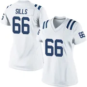 White Women's Josh Sills Indianapolis Colts Game Jersey