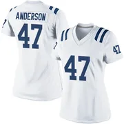 White Women's Liam Anderson Indianapolis Colts Game Jersey