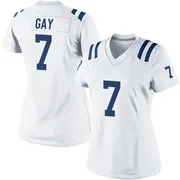 White Women's Matt Gay Indianapolis Colts Game Jersey