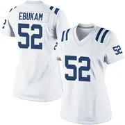 White Women's Samson Ebukam Indianapolis Colts Game Jersey