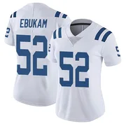 White Women's Samson Ebukam Indianapolis Colts Limited Vapor Untouchable Jersey