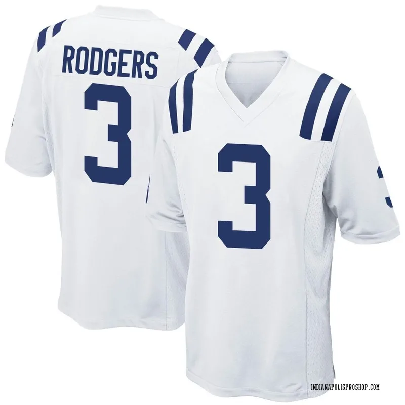 White Youth Amari Rodgers Indianapolis Colts Game Jersey