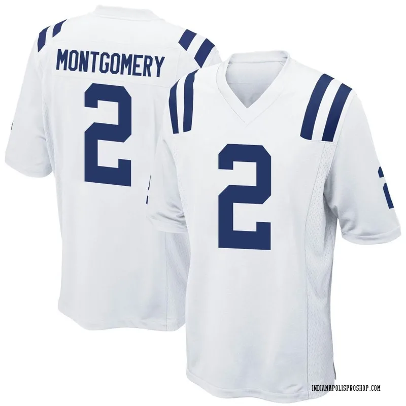 White Youth D.J. Montgomery Indianapolis Colts Game Jersey