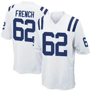 White Youth Wesley French Indianapolis Colts Game Jersey